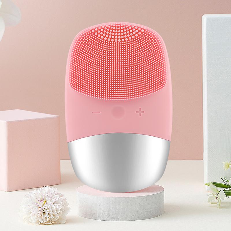 Mini Silicone Điện Rửa Mặt Bàn Chải Điện Mặt Sonic Rửa Mặt Bàn Chải Da Máy Massage Dụng Cụ Chăm Sóc Da