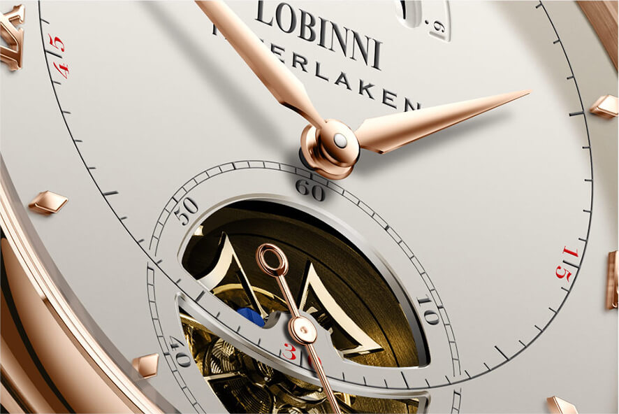 Hình ảnh Đồng hồ nam chính hãng LOBINNI L13022-5,kính sapphire,chống xước,chống nước 50m,Bh 24 tháng,máy cơ (automatic)