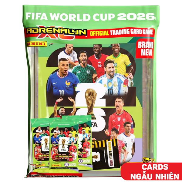 Bộ Thẻ Hình Khởi Đầu Fifa World Cup 2026 Adrenalyn XL - Panini (Cards Ngẫu Nhiên)