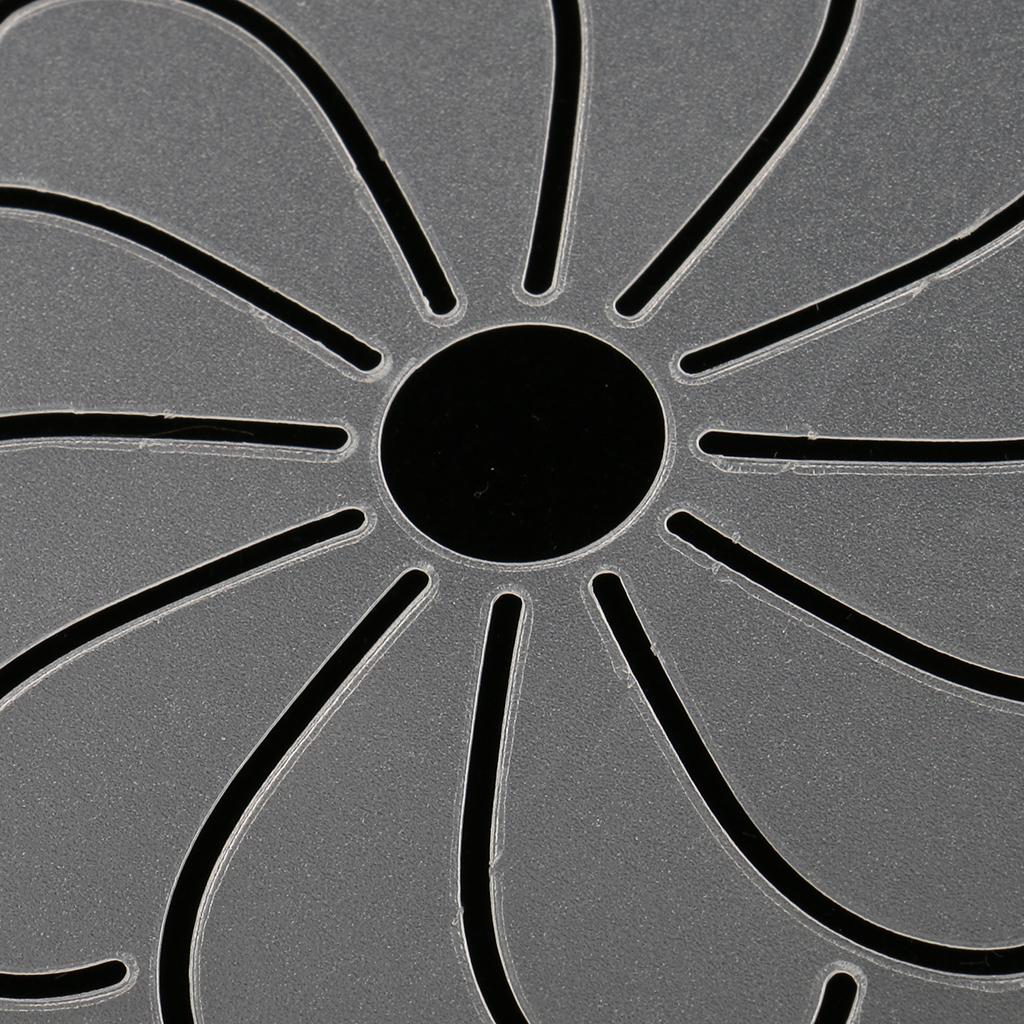 2x Flower Drawing Template Stencil for Quilting Embroidery Patchwork Sewing