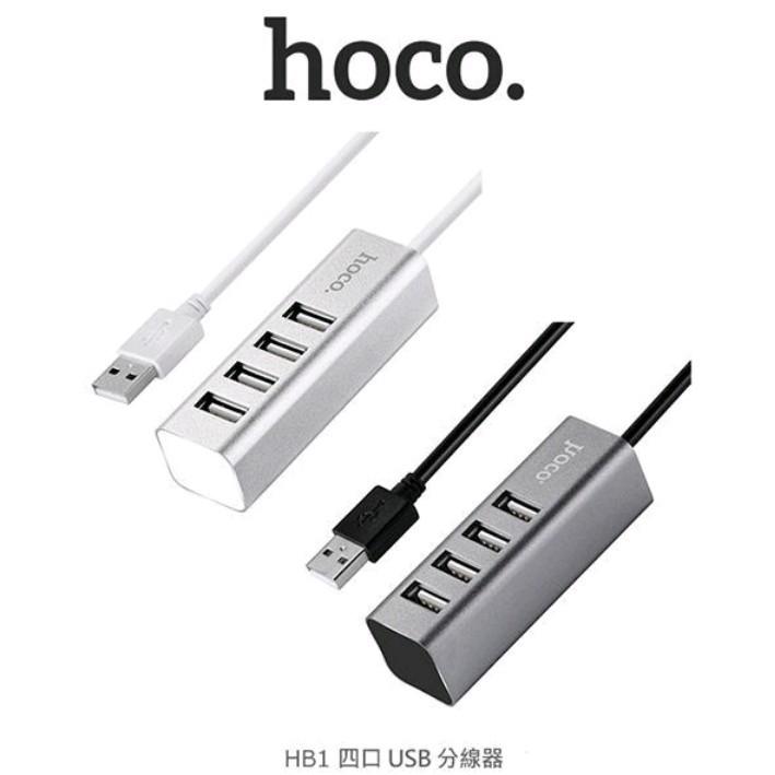 Hub sạc 4 cổng USB 2.0 Hoco HB1 - Hàng Chính Hãng