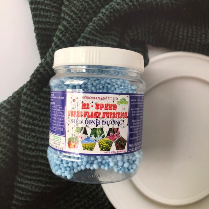 Phân bón NPK 17-17-17 nuôi hoa, dưỡng hoa - Lọ 200gr