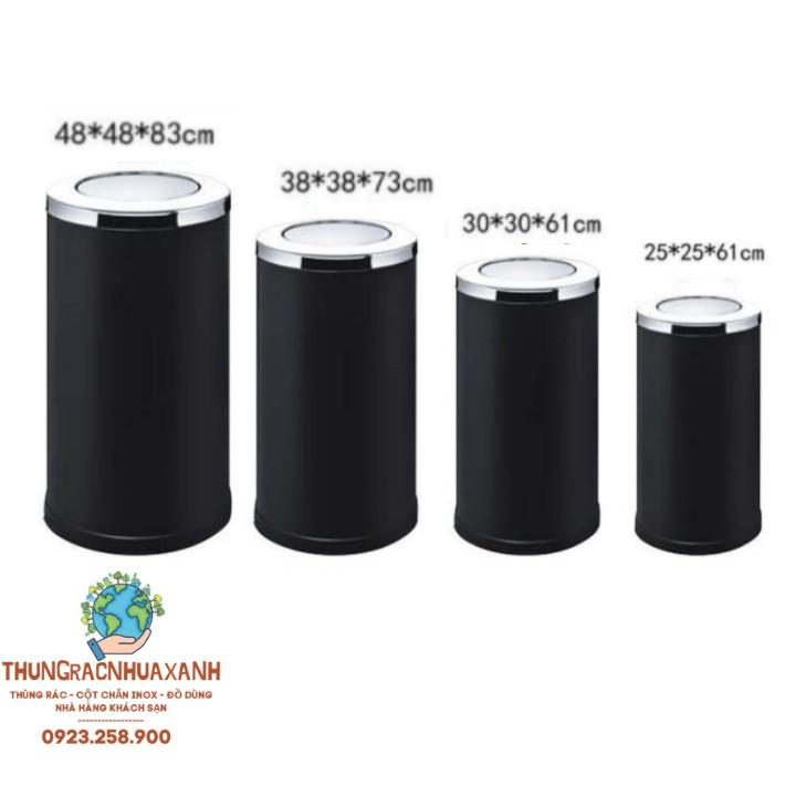 THÙNG RÁC NẮP LẬT XOAY INOX