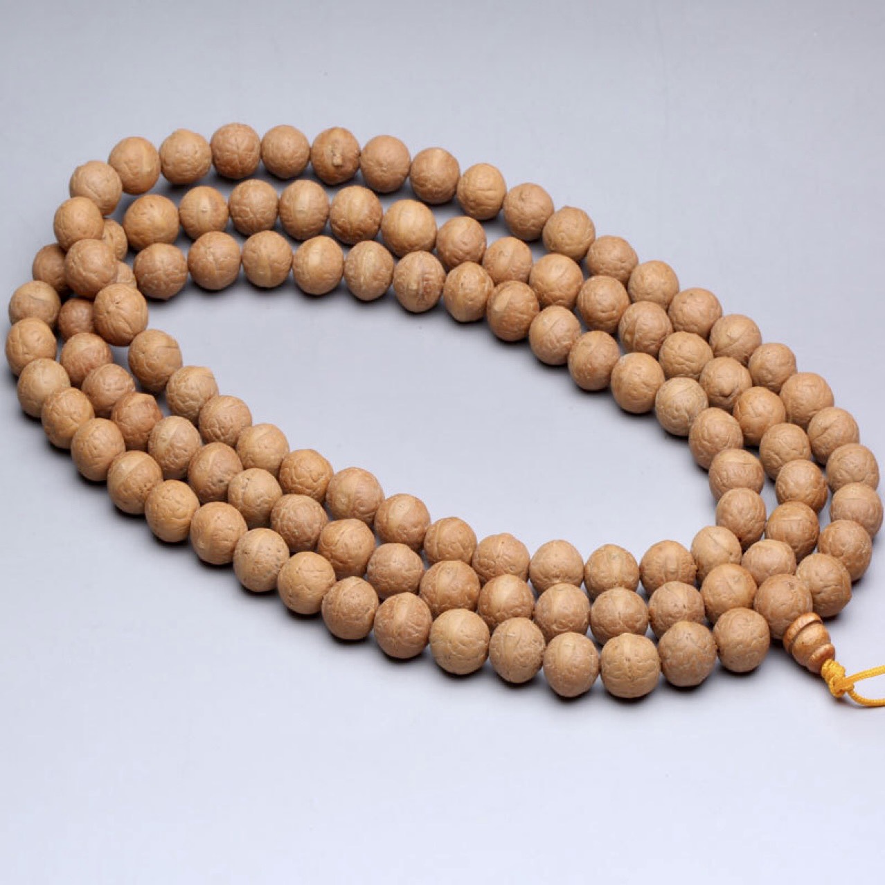 TRÀNG HẠT , CHUỖI 108 HẠT BỒ ĐỀ PHẬT NHÃN NEPAL 14-15mm TẶNG HỘP ĐỰNG