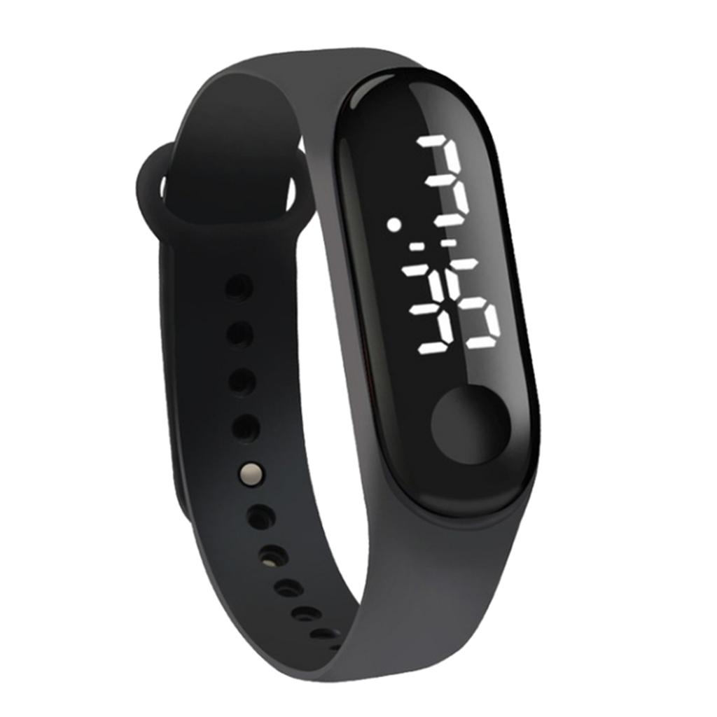 Đồng Hồ Thông Minh Có Đèn LED Với Dây Đeo Silicone