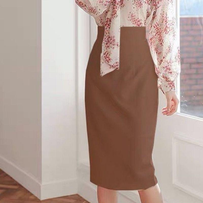 Chân Váy Bút Chì Dáng Dài sẻ sau 60cm