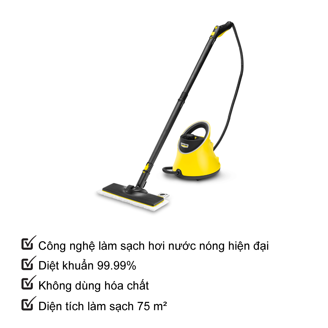 Máy Làm Sạch Bằng Hơi Nước Karcher, SC 2 Deluxe EasyFix - Hàng Chính Hãng