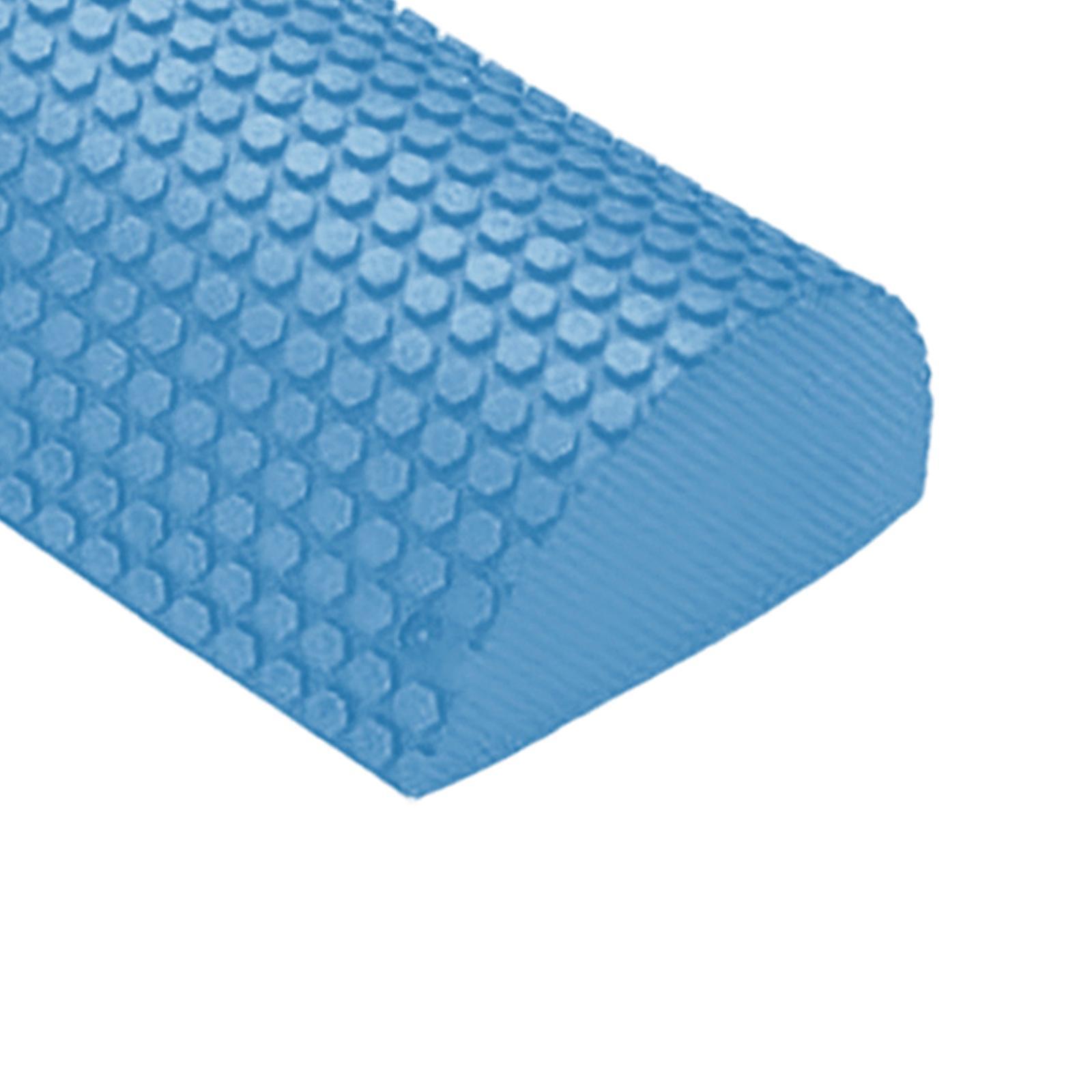EVA Half Foam Roller High Density for Pliability Back Blue  30cmx7.5cm