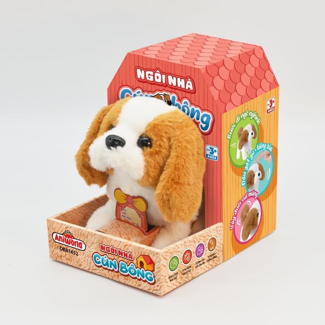 Đồ Chơi DUKA: Ngôi Nhà Cún Bông DK81452