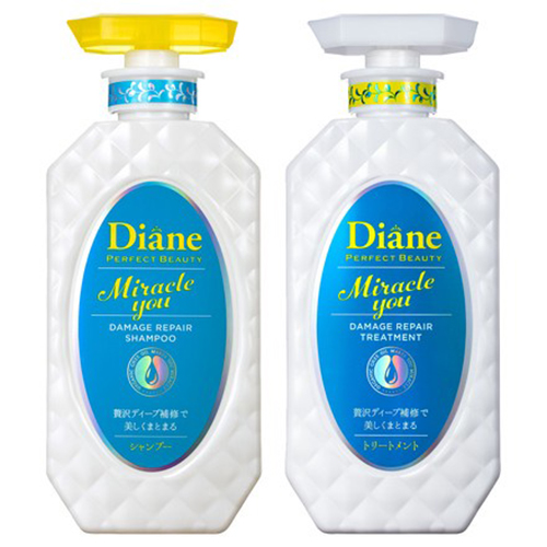 Dầu gội xả Diane Miracle You Damage bền màu tóc, ngừa gãy rụng và phục hồi hư tổn dành cho tóc nhuộm tẩy 450ml