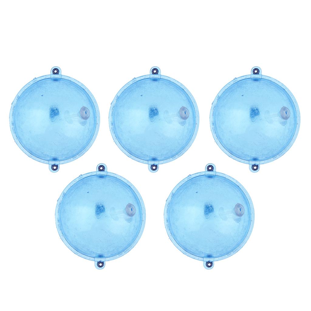 5Pcs S + 5x L Round Fishing Bobber Water Bubble Buoy Floats Fishing Tool