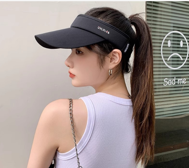 mũ nón lưỡi trai nửa đầu phong cách Hàn mới, nón nữ thể theo cao cấp