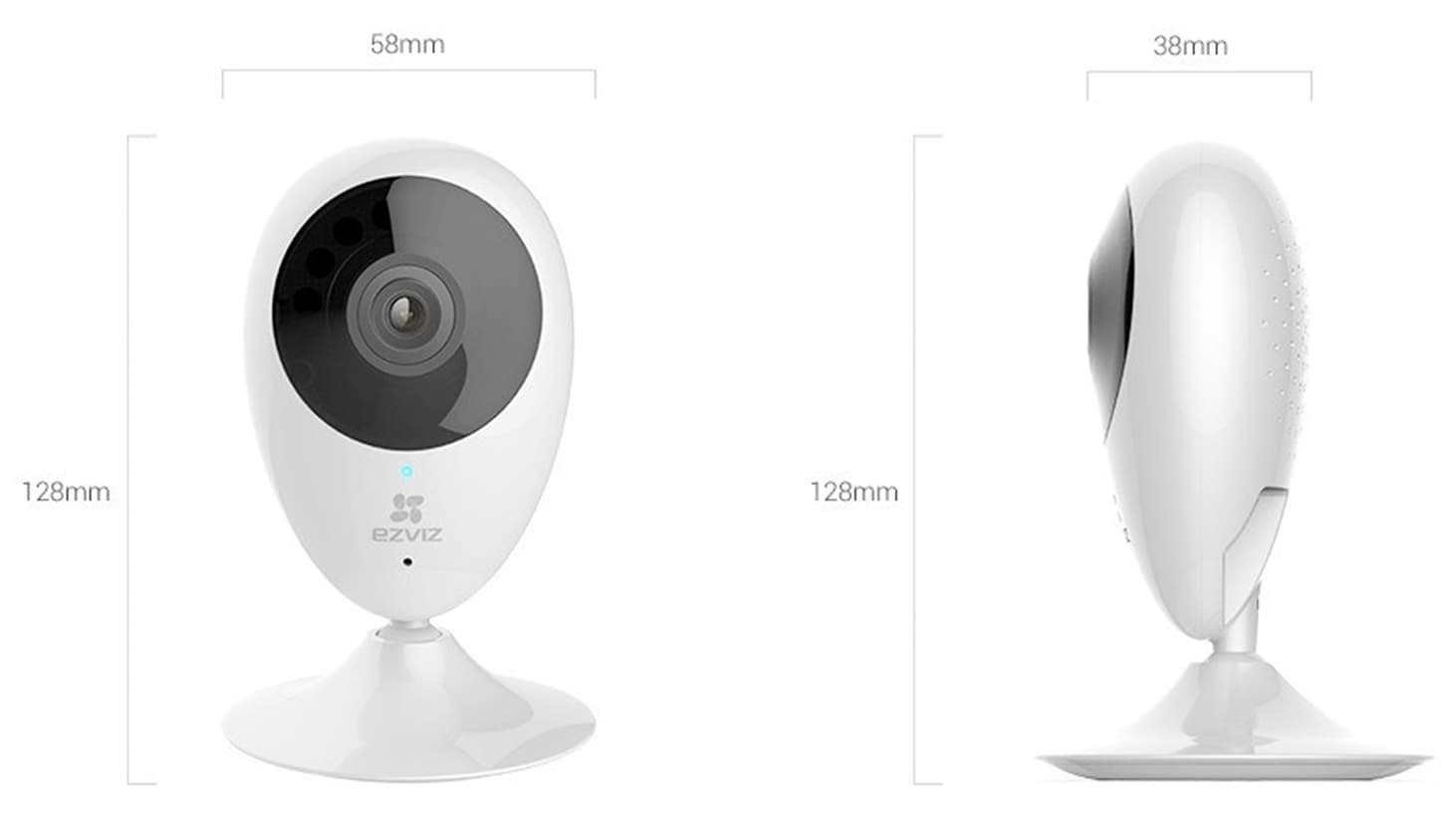 Camera IP Wifi Ezviz CS-CV206 ( C2C 1M ) - đàm thoại 2 chiều - hàng nhập khẩu