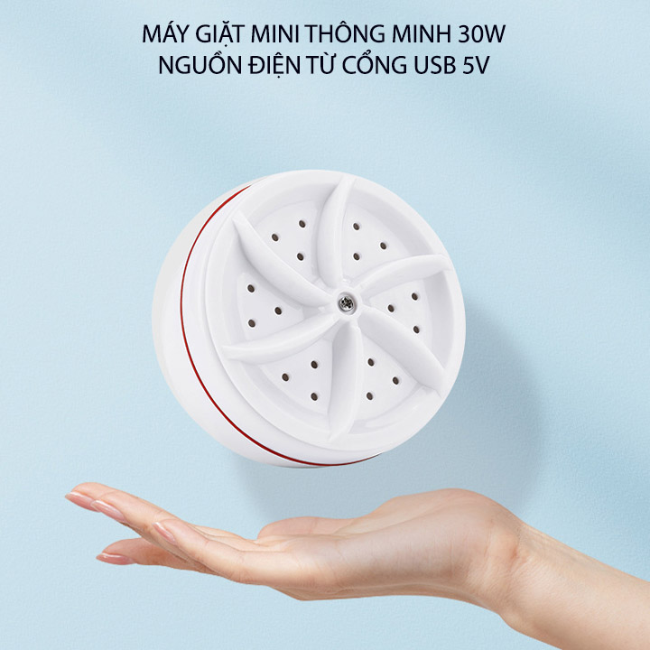 Máy giặt mini thông minh cầm tay 30W-5V, giặt đồ lót, vớ, quần áo trẻ em