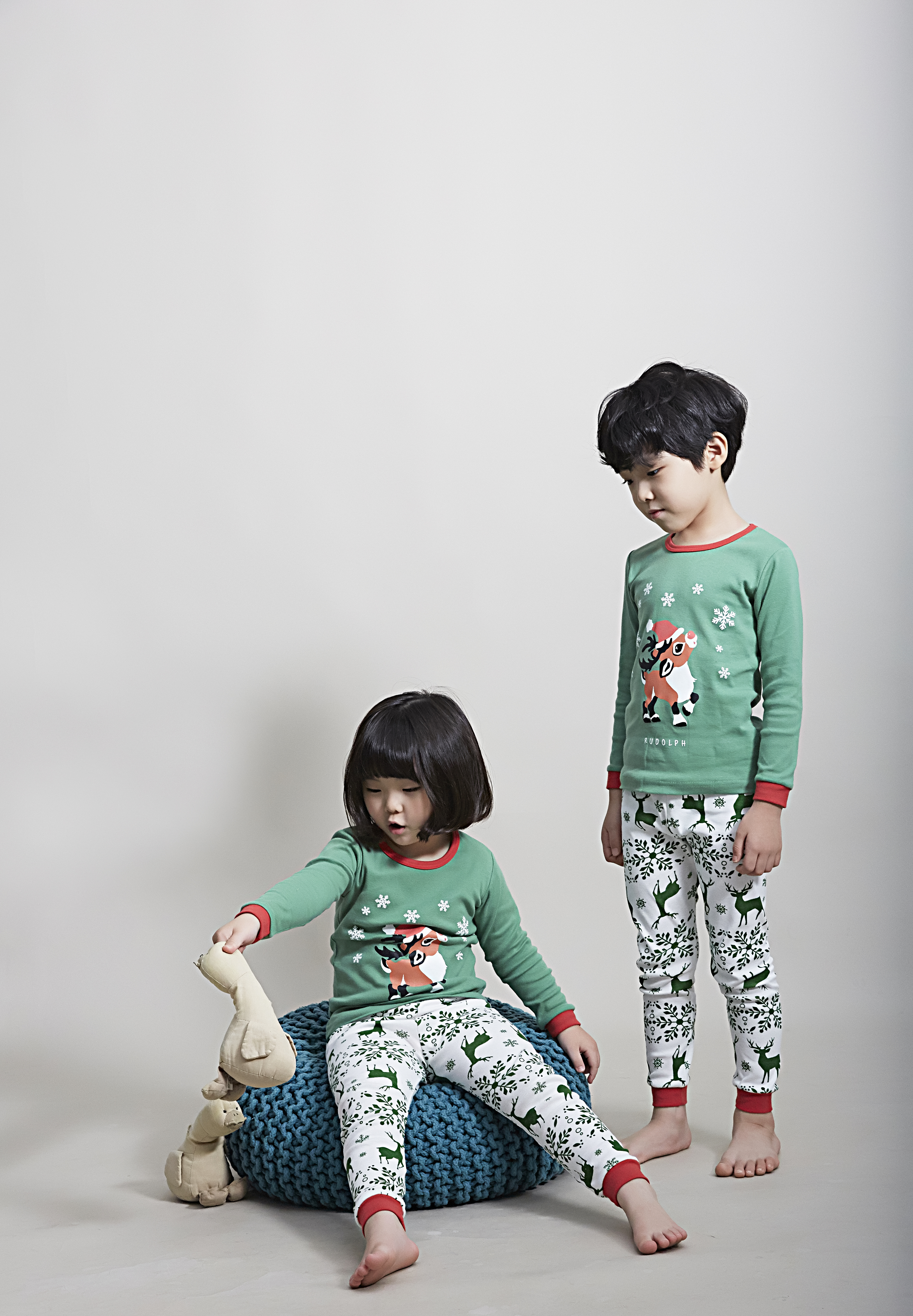 Bộ dài cho bé Olomimi Hàn Quốc Merry Christmas FW20 - 100% cotton