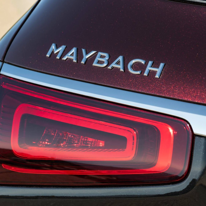 Decal tem chữ dán đuôi xe ô tô Maybach kích thước 18.8×2cm - G80709