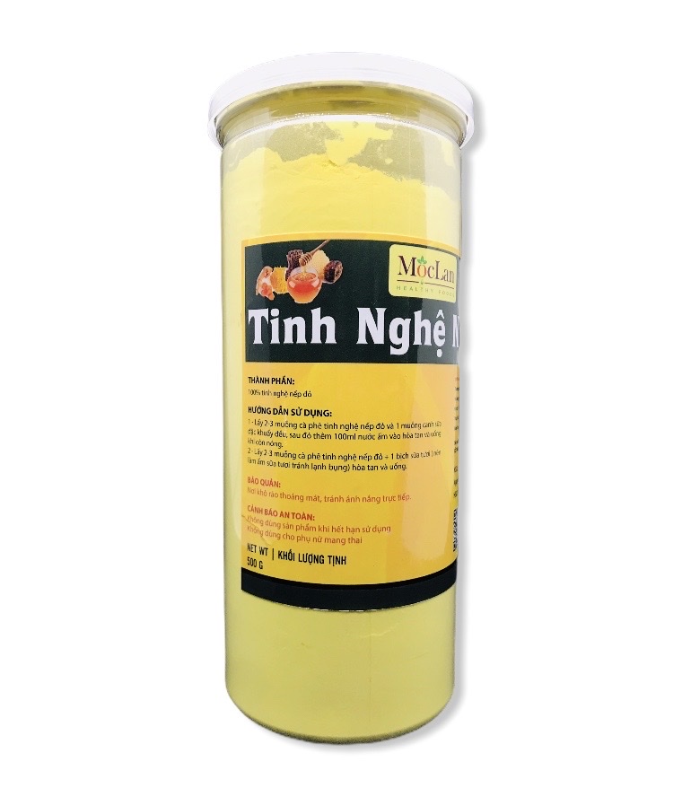 Tinh nghệ nếp đỏ Mộc Lan (hộp 500g)