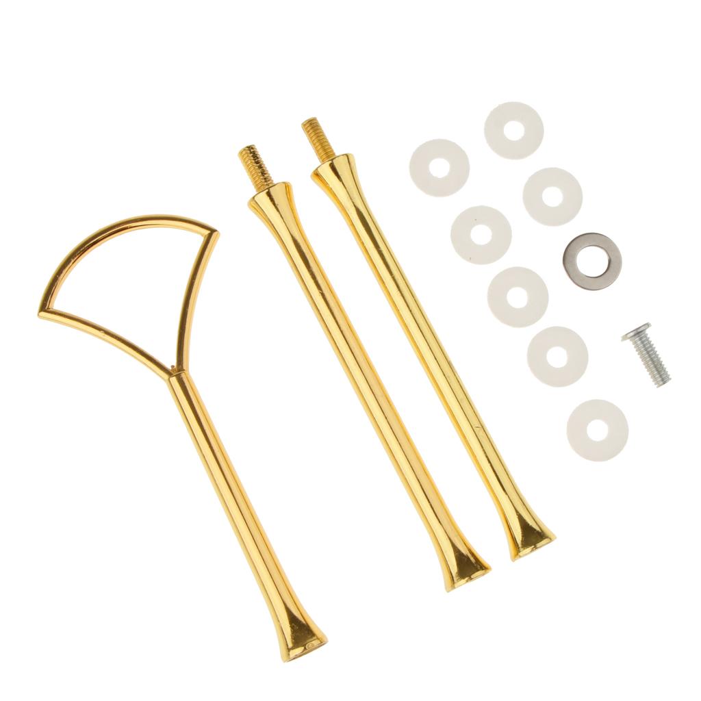 Vintage 3 Tier Cake Stand Holder Fruit Plate Stand Rack Handle Fitting Hardware Rod