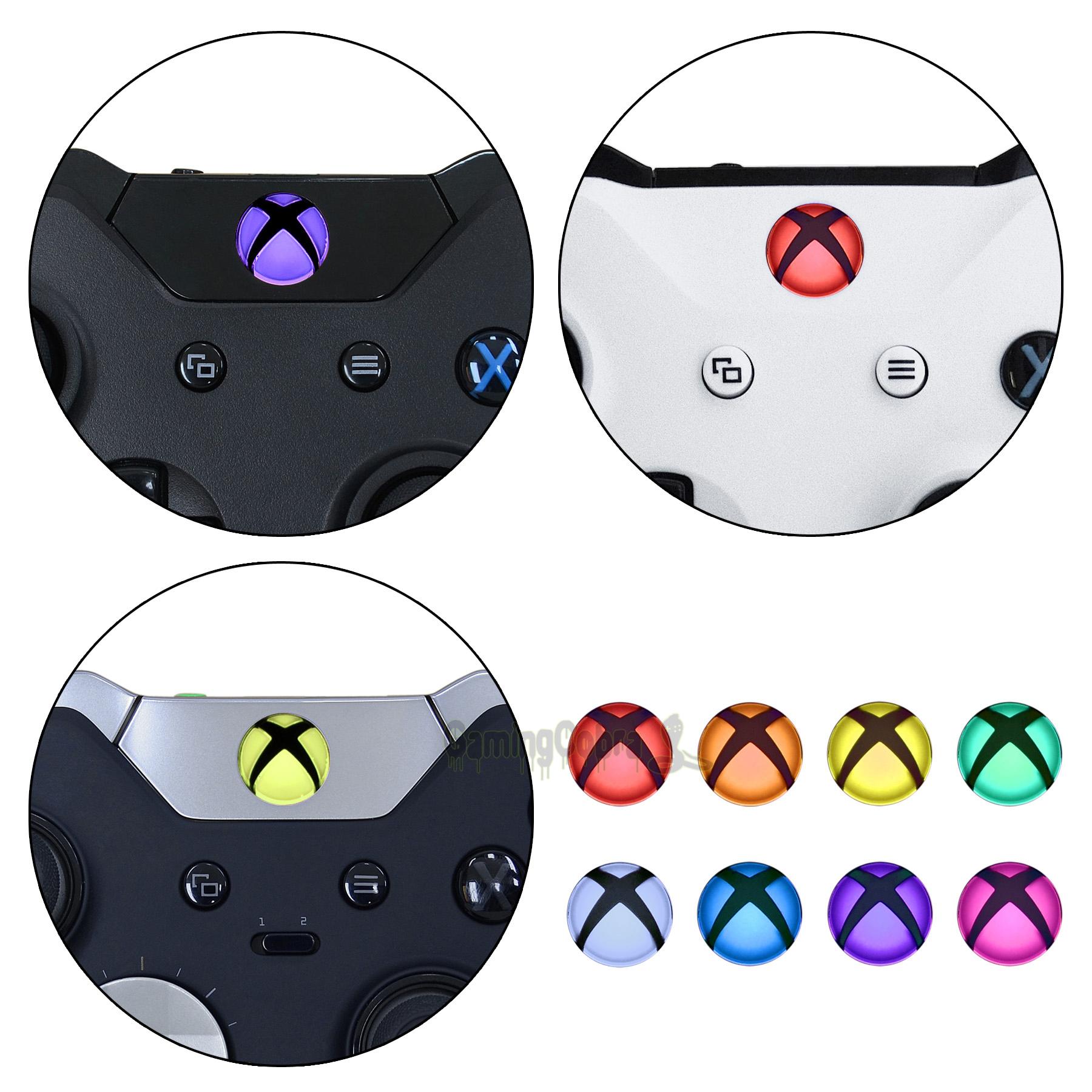 Nhãn dán LED Nút Hướng dẫn Home tùy chỉnh cực đoan cho loạt Xbox X/S Xbox One S/X Xbox One Xbox One Trình điều khiển Elite - 40PCS