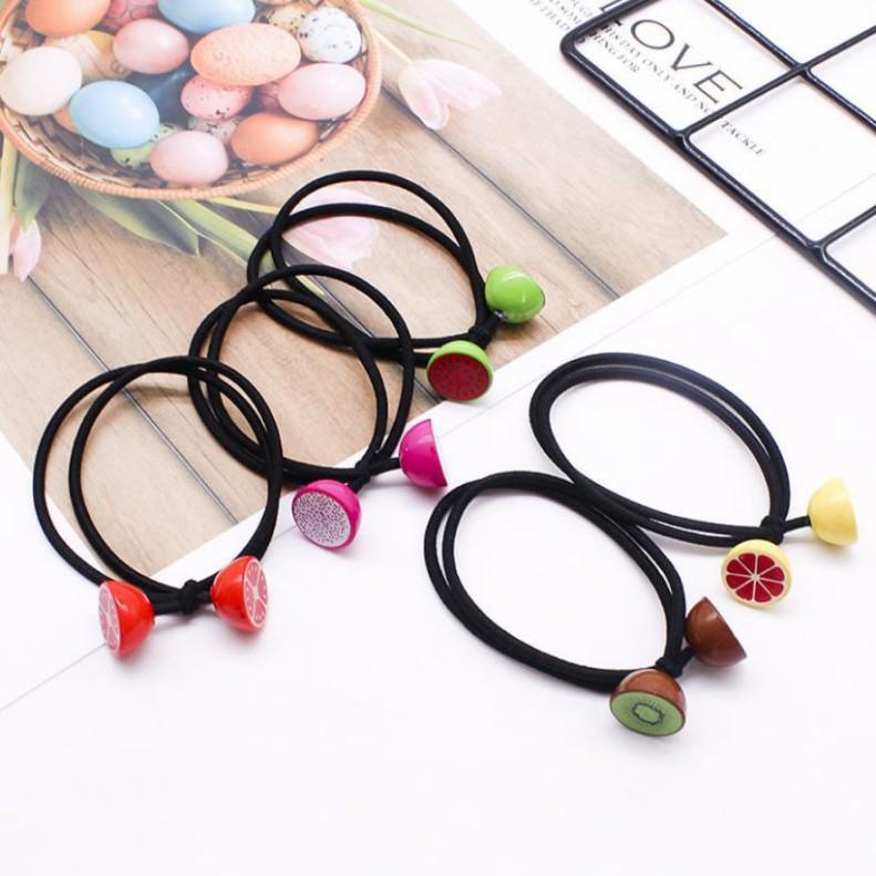 Chun buộc tóc trái cây 2 vòng dây