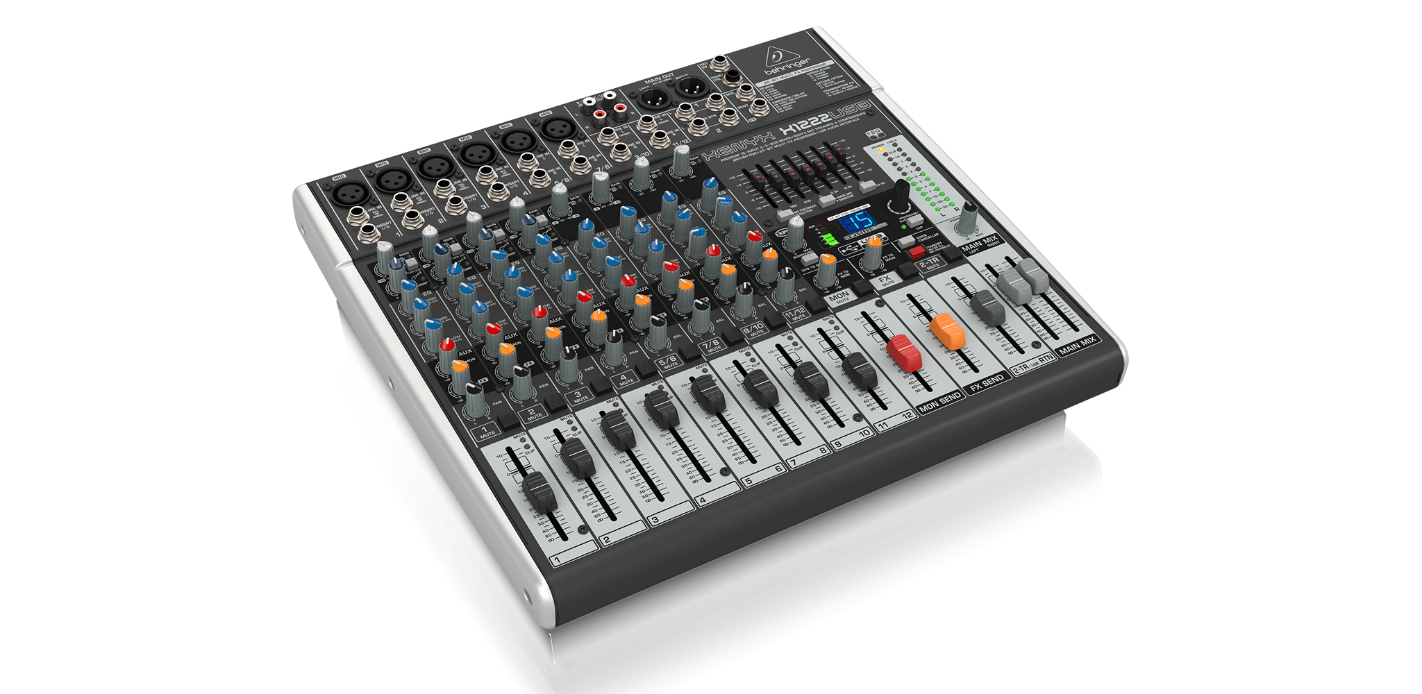 X1222USB Analog Mixer Behringer| Mixer cơ Behringer X1222USB- HÀNG CHÍNH HÃNG