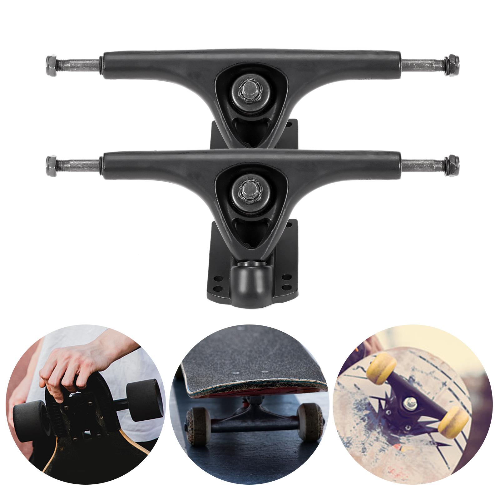 Set 2 Giá Đỡ Bánh Xe Cho Ván Trượt Có Vòng Đệm Bằng Nhôm Hợp Kim