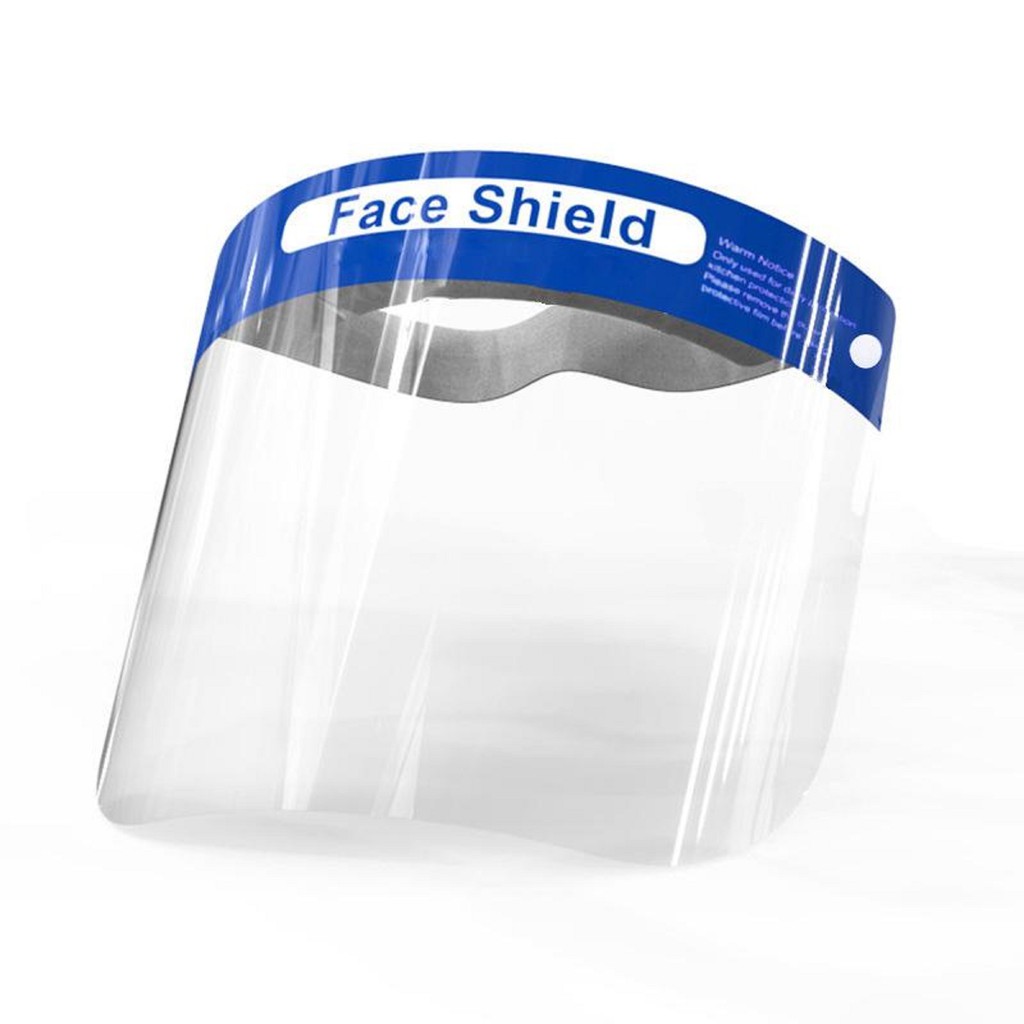 Mặt Kính Chống Giọt Bắn Face Shield Trong Suốt - Nhựa Kính Chống Lóa, Chống Mờ, Tia UV 100% - Kết Hợp Đeo Với Kính Cận, Kính Viễn, Khẩu Trang,...