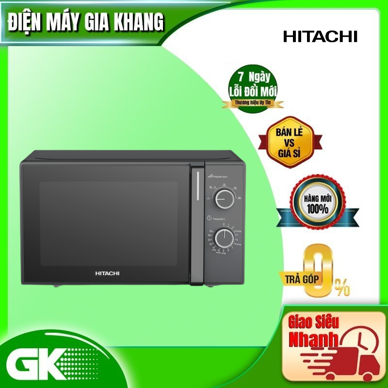 Lò vi sóng Hitachi 20 lít HMR.M2002- Hàng chính hãng ( Chỉ giao HCM )