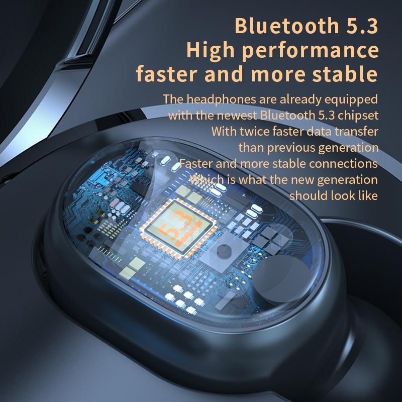 Tai Nghe Bluetooth A6S pro Type-C 5.3 TWS Âm Thanh HiFi Mới