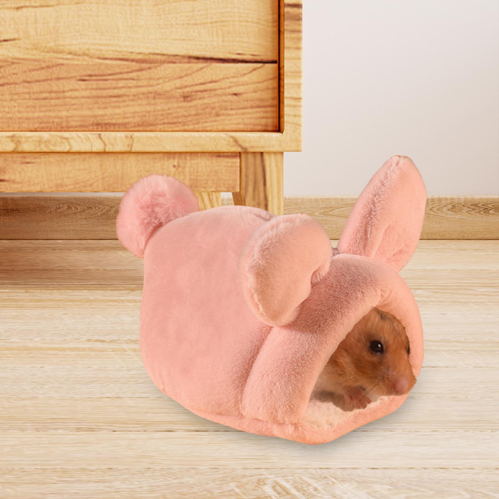 Hamster Bed Winter Pet House Soft for Hedgehog Sugar Glider Small Animals Dwraf Hamster