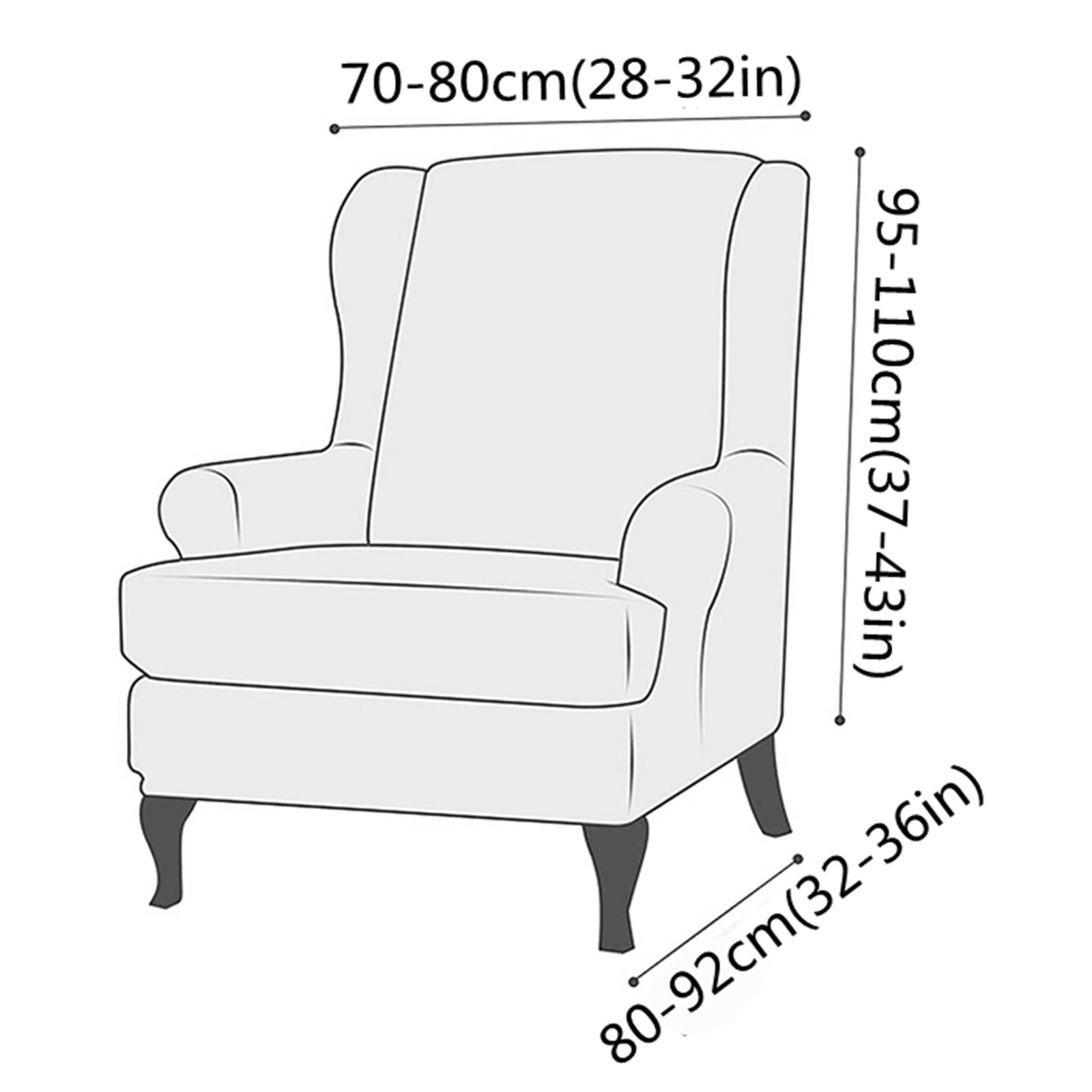 Luxury Sofa Chair Cover Washable Armchair Seat Slipcover