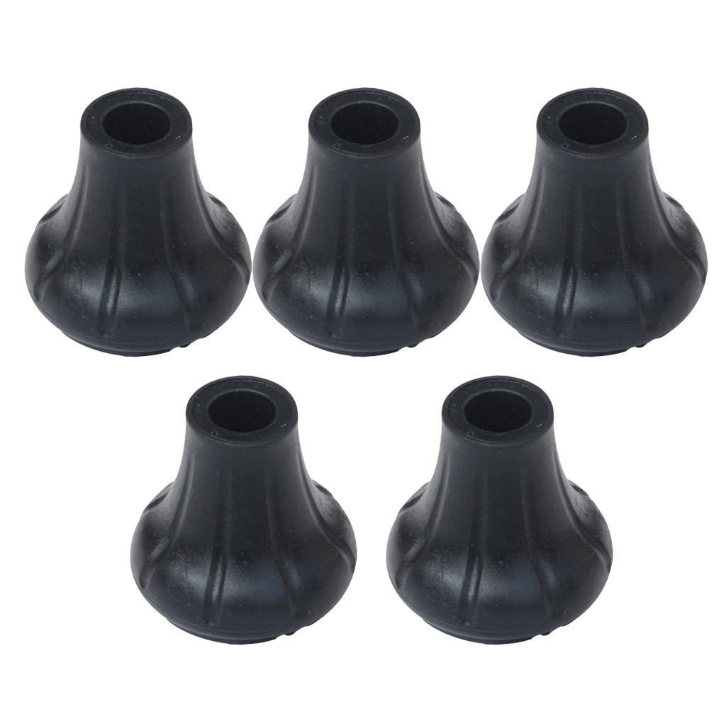 Trekking Poles Tips Walking Stick Caps Pads Shock-Absorbing Lightweight