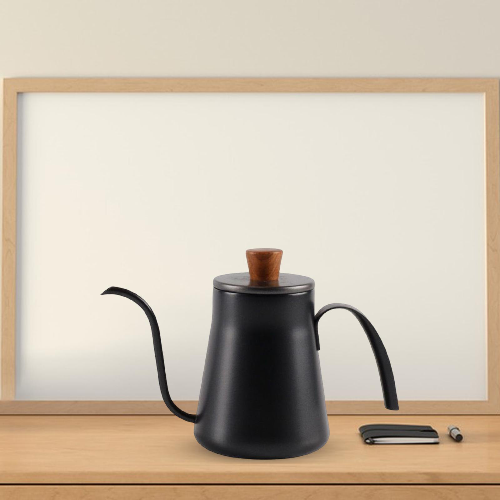Gooseneck Coffee Kettle Coffee Teapot 400ml for Kitchen, Home, Cafe,