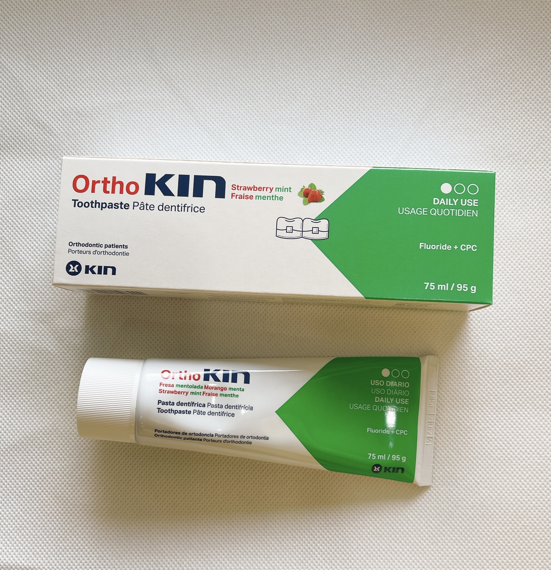 KEM ĐÁNH RĂNG DÀNH CHO RĂNG NIỀNG ORTHO KIN 75ML