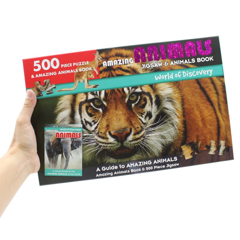 World Of Discovery - Jigsaw &amp; Animals Book: Amazing Animals