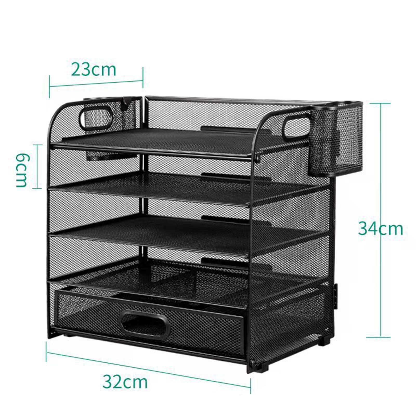 Mesh File Letter Tray Letter Tray Paper Organizer for Home Office Stationery