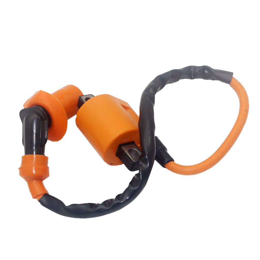 Motorcycle Performance Ignition Coil for Honda CG125 200cc 250cc - Orange
