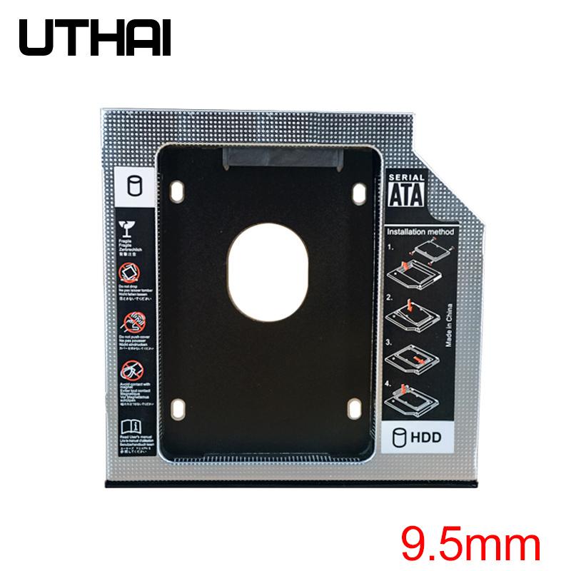 DM DW95S HDD Caddy 9.5mm nhôm Optibay SATA 3.0 ổ đĩa cứng hộp ổ đĩa DVD Bộ điều hợp DVD 2.5 SSD 2TB cho máy tính xách tay CD-ROM