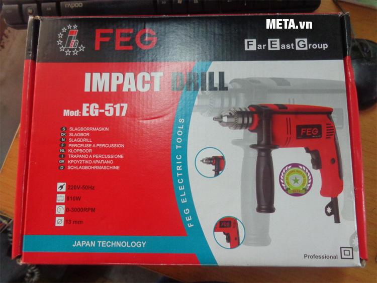 MÁY KHOAN BÚA 810W 13MM FEG EG-517 - HÀNG CHÍNH HÃNG