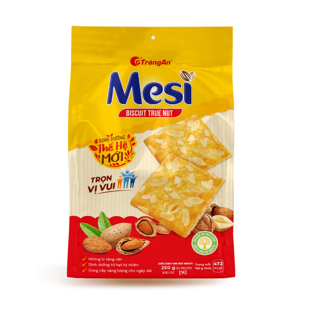 Bánh quy hạt dinh dưỡng Mesi túi 250G