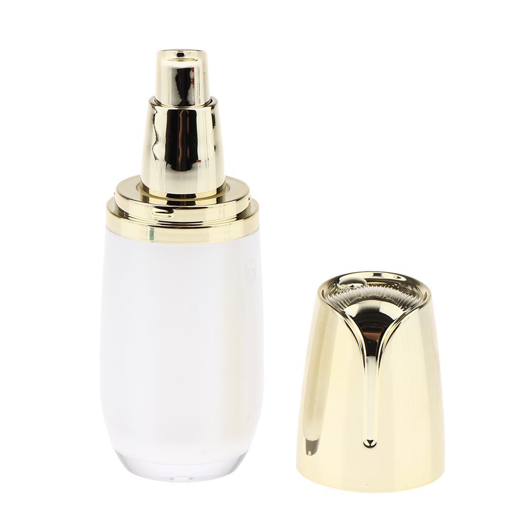 Empty Refillable Acrylic Pump Press Bottle Container Jar for Lotion