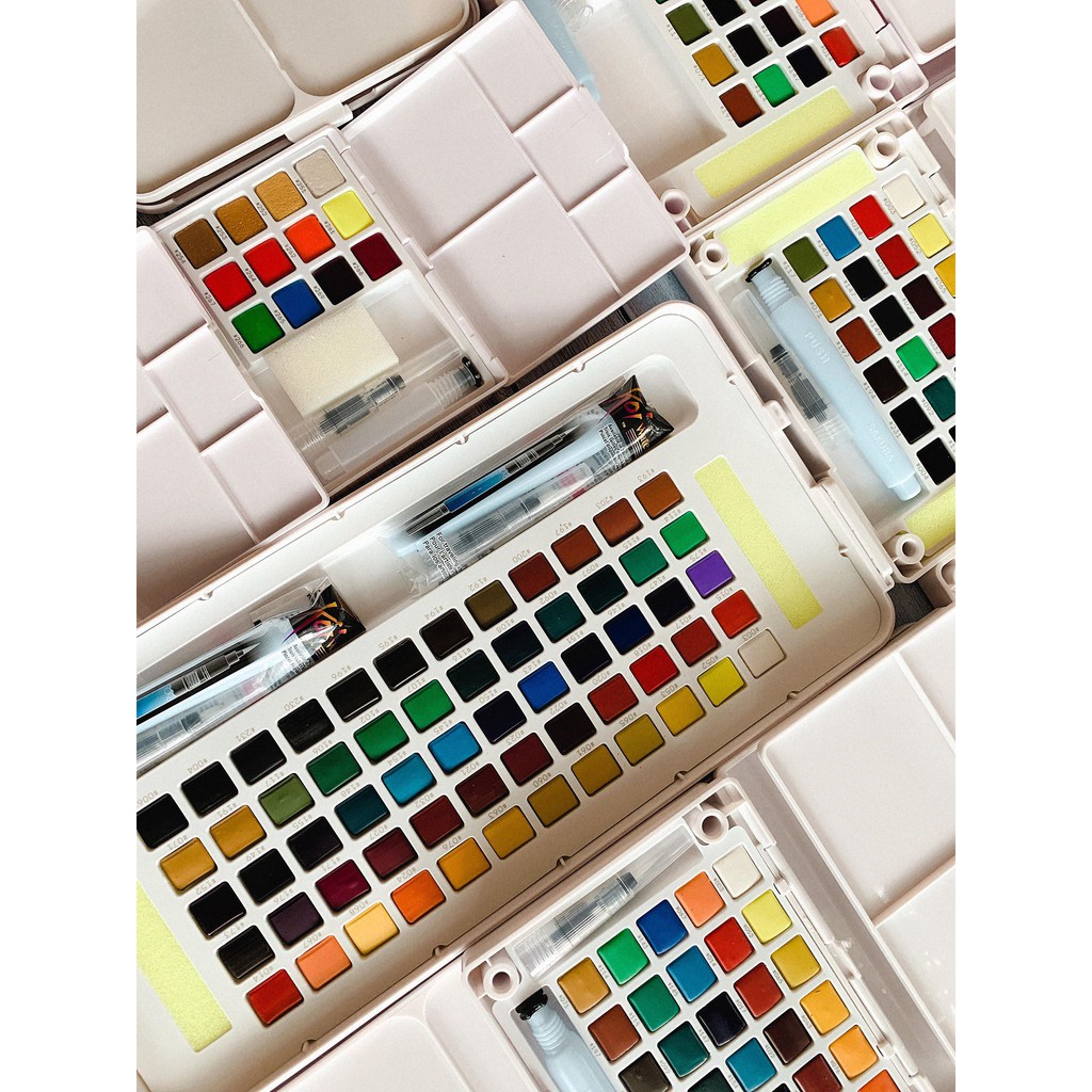 Màu nước nén Koi Water Colors 60 màu