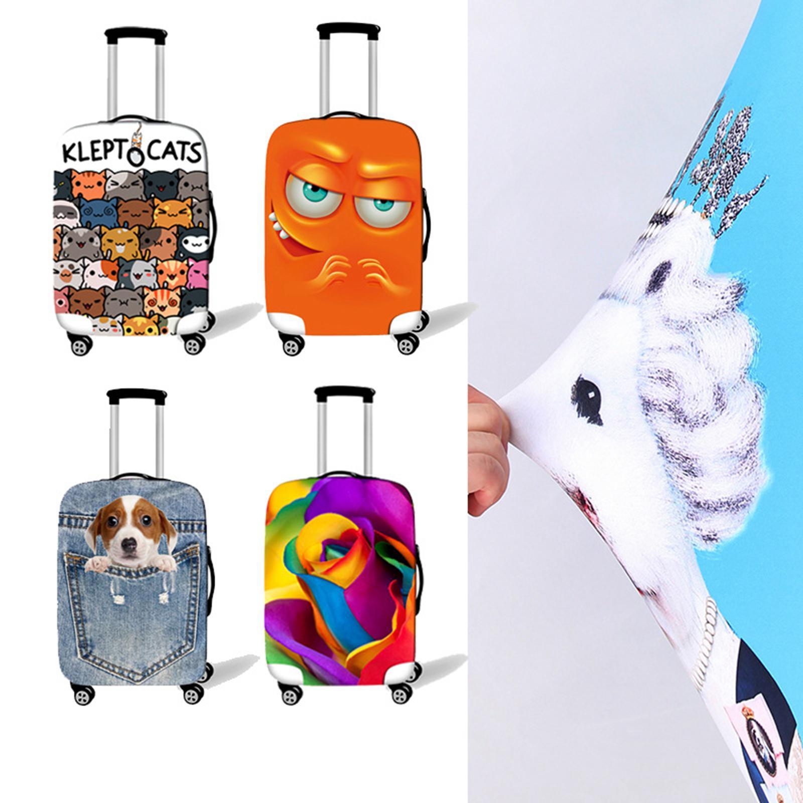 Elastic Luggage Cover Anti Scratch Suitcase Protector for Girls Women Men