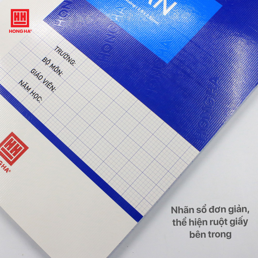Sổ giáo án 5 ô ly kích thước A4 Hồng Hà 200 trang định lượng 70gsm - 4643