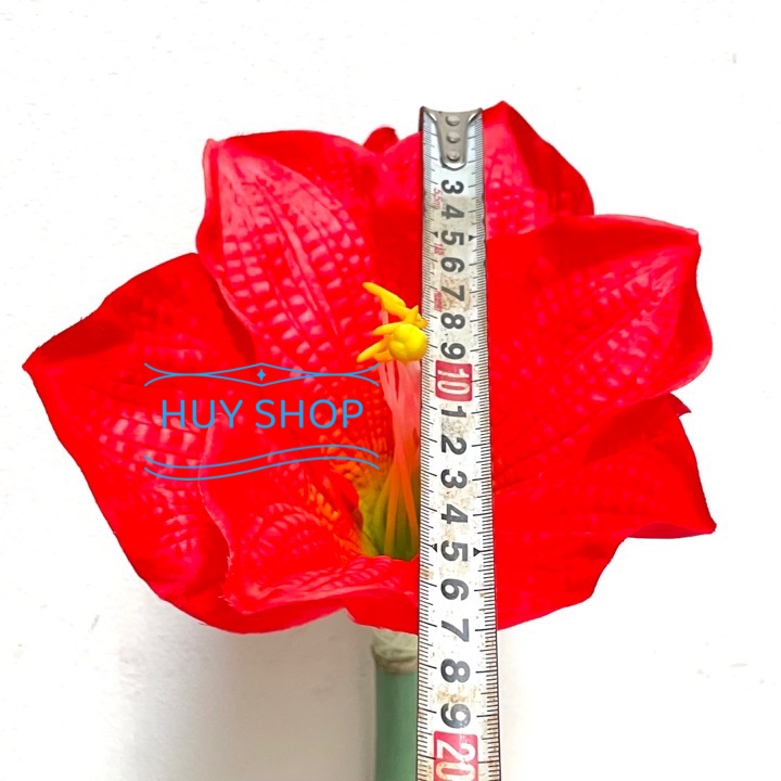 Hoa giả trang trí - COMBO Bộ Hoa LAN ĐẤT 3 nhánh Vải cao cấp