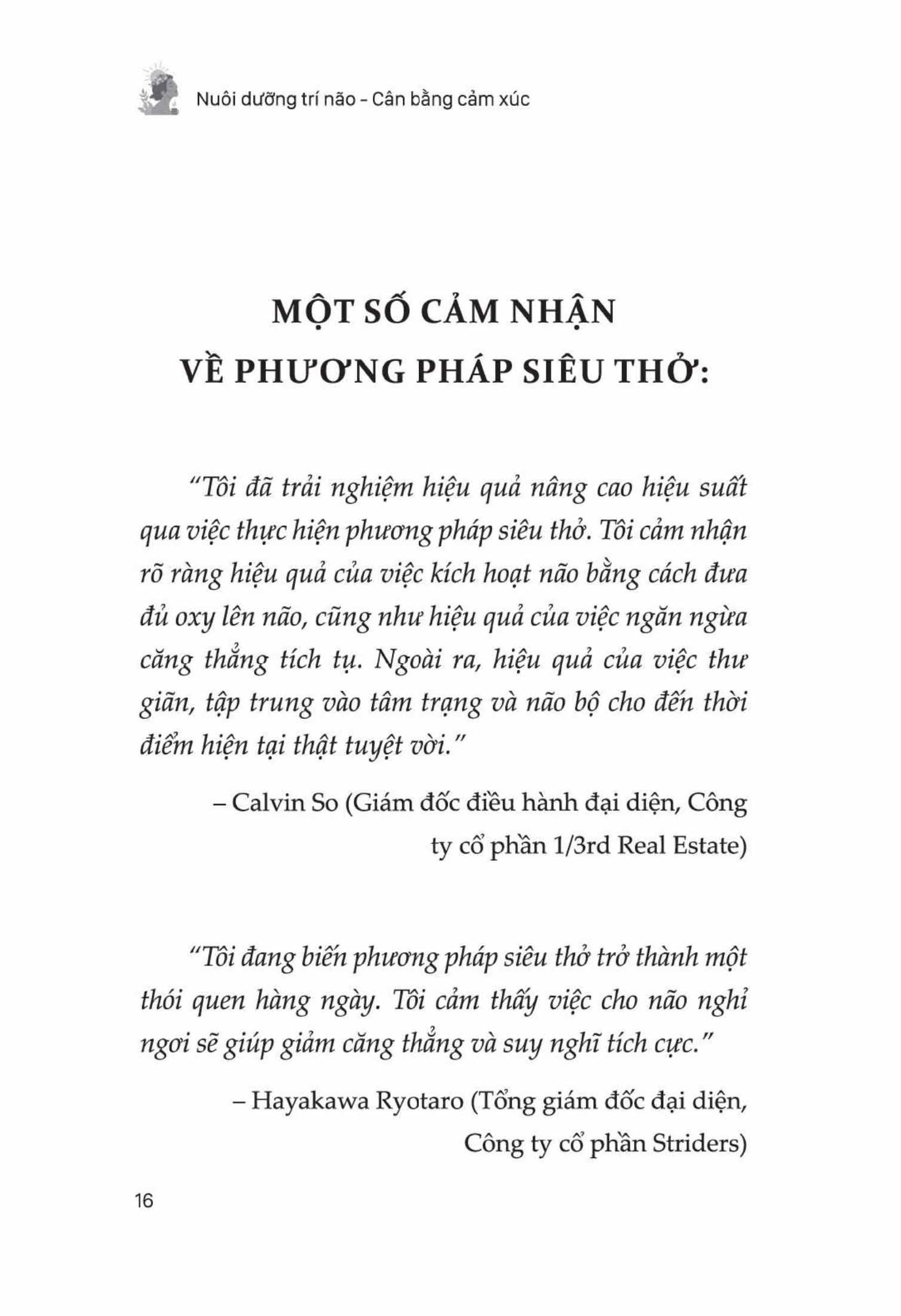 Nuôi Dưỡng Trí Não - Cân Bằng Cảm Xúc