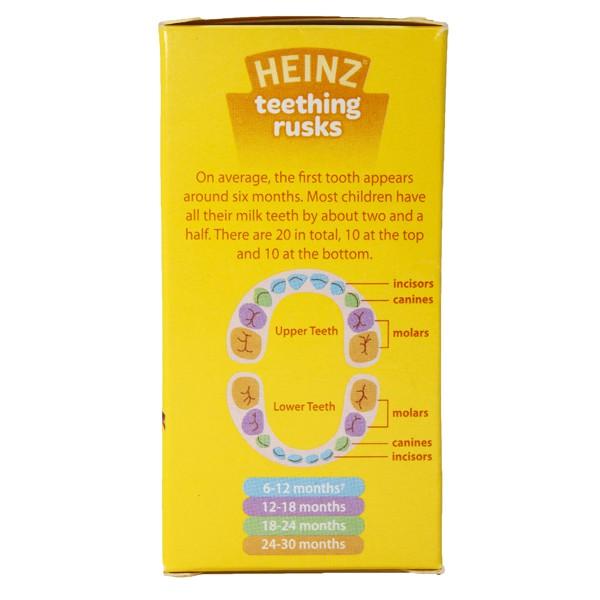 Bánh gặm cho bé giai đoạn mọc răng Heinz Teething Rusks 100g