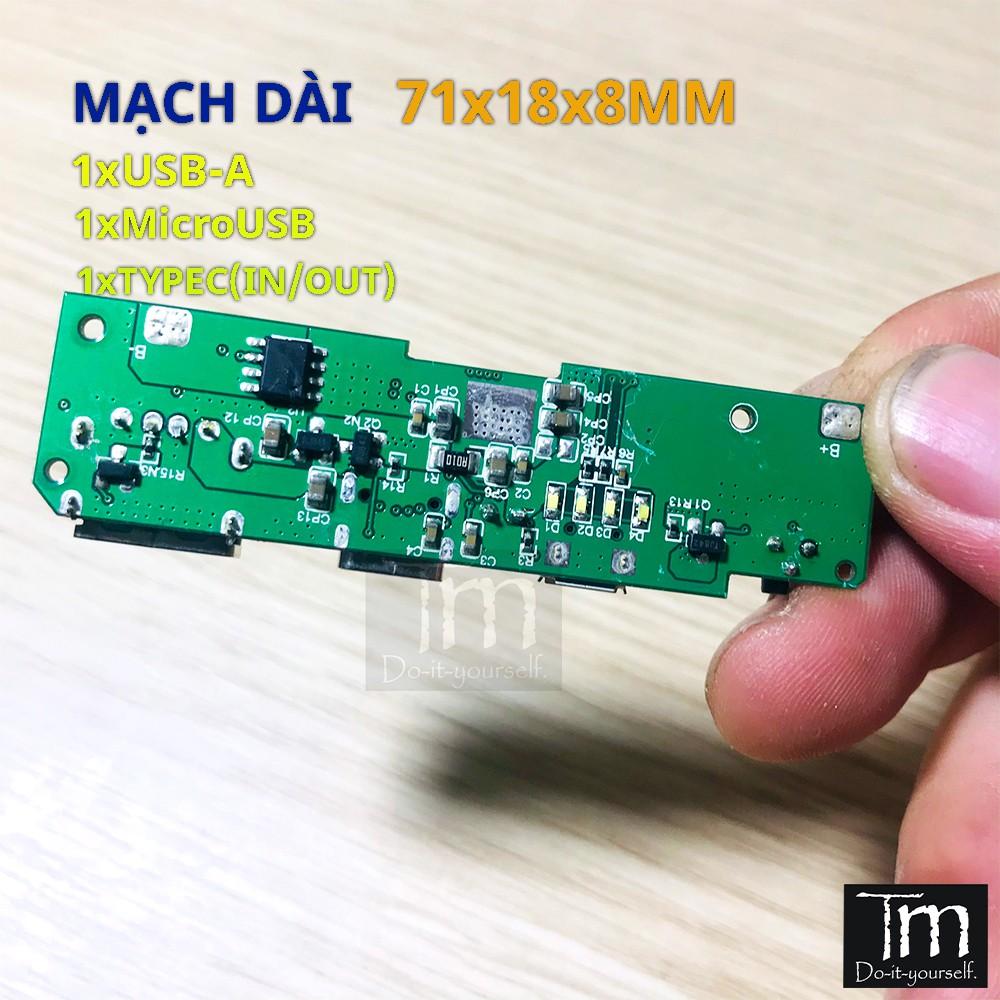 Mạch Sạc Dự Phòng Sạc Nhanh QC3.0 PD3.0 Chip IP5328 18W Mạch Mới