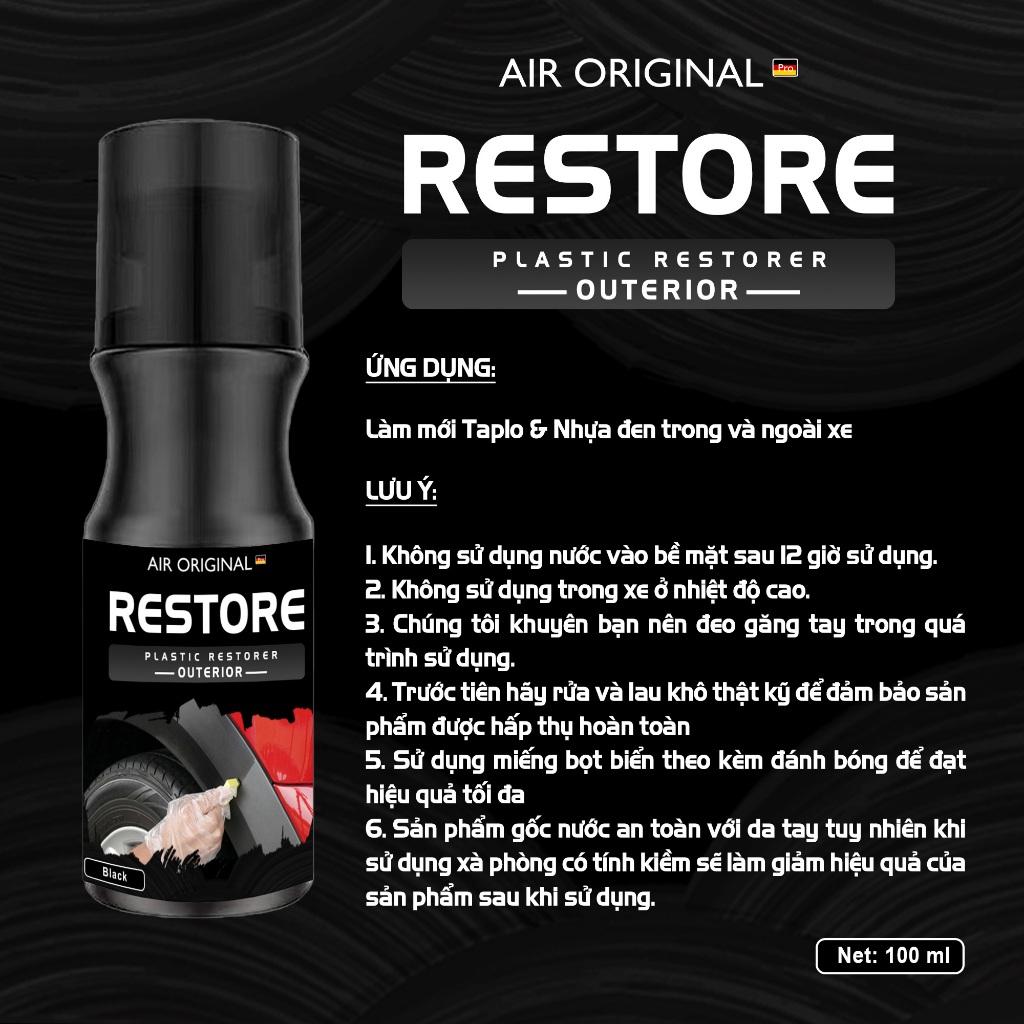Sản Phẩm Phục Hồi Và Làm Mới Nhựa Xe Máy 100ml Ô Tô Phụ kiện xe hơi uy tín