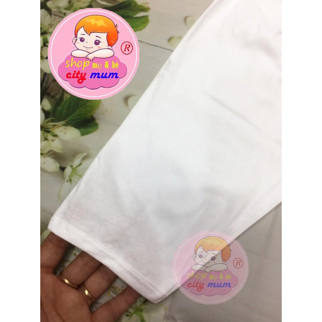 COMBO 5 QUẦN DÀI TRẮNG CHO BÉ 